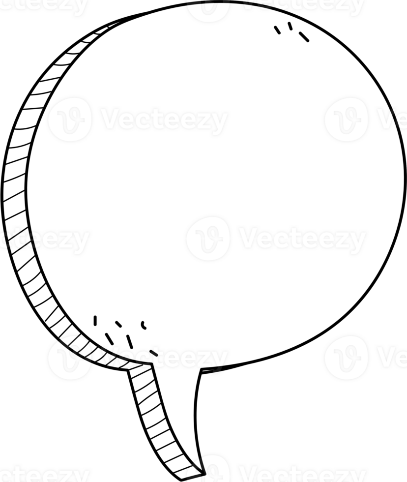 3d white color speech bubble balloon icon sticker memo keyword planner text box banner, flat png transparent element design