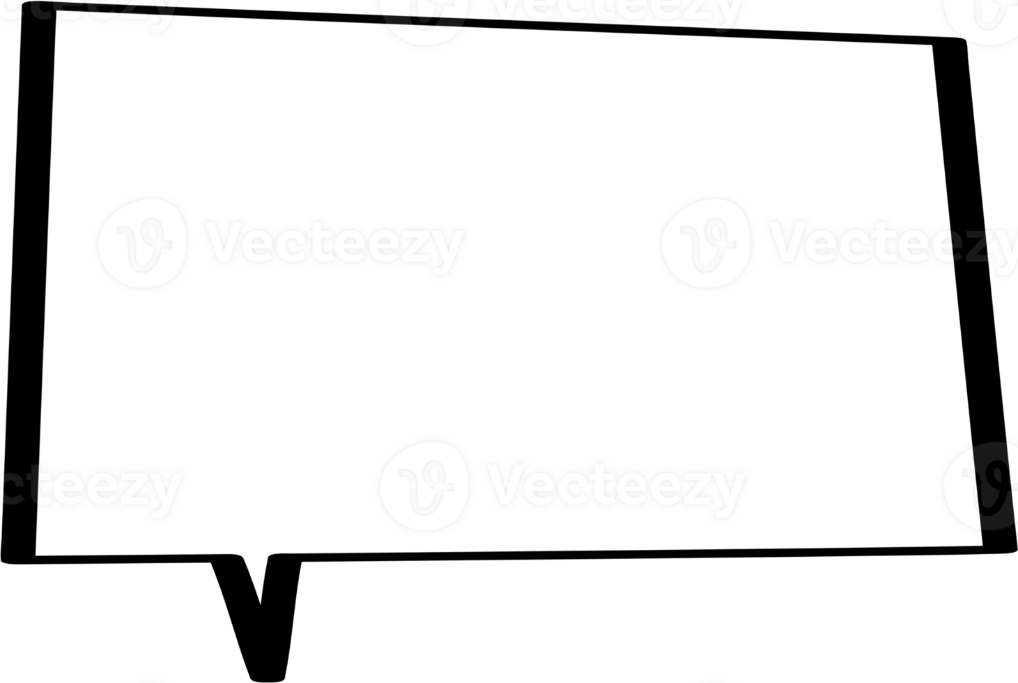 Black and white color speech bubble balloon, icon sticker memo keyword planner text box banner, flat png transparent element design