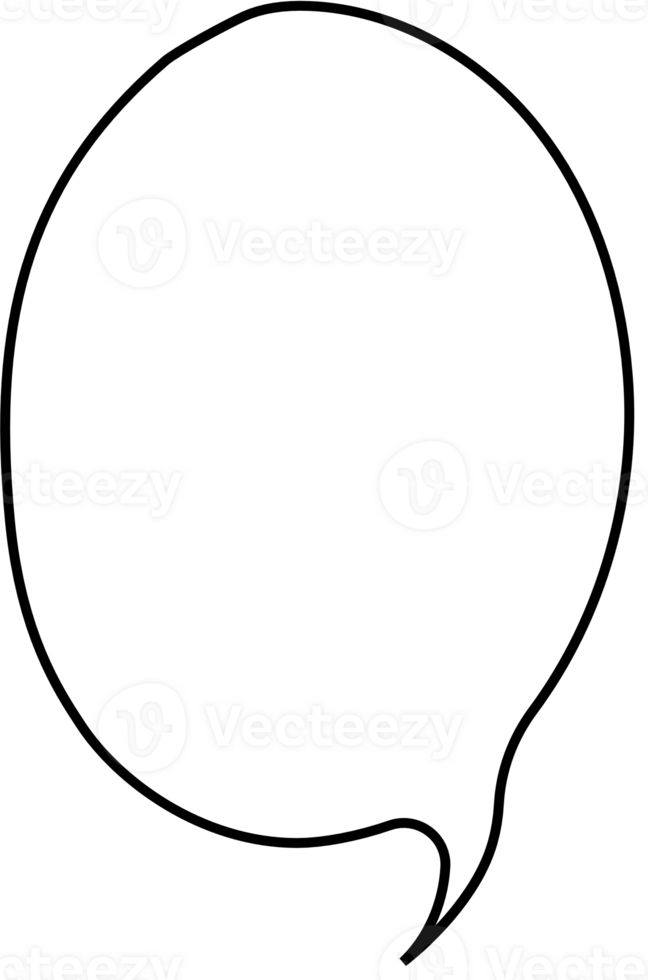 Black and white color speech bubble balloon, icon sticker memo keyword planner text box banner, flat png transparent element design