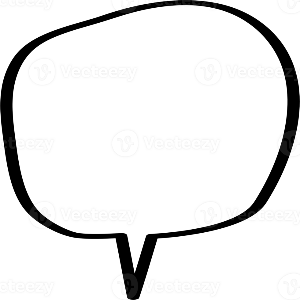 Black and white color speech bubble balloon, icon sticker memo keyword planner text box banner, flat png transparent element design