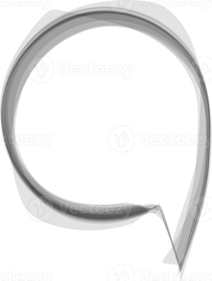 Black and white color speech bubble balloon, icon sticker memo keyword planner text box banner, flat png transparent element design