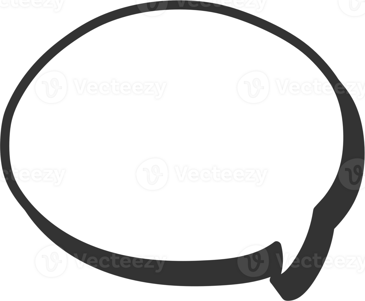 3d speech bubble balloon icon sticker memo keyword planner text box banner, flat png transparent element design
