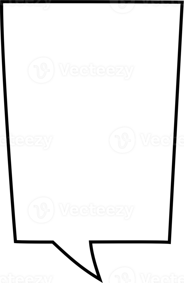 Black and white color speech bubble balloon, icon sticker memo keyword planner text box banner, flat png transparent element design