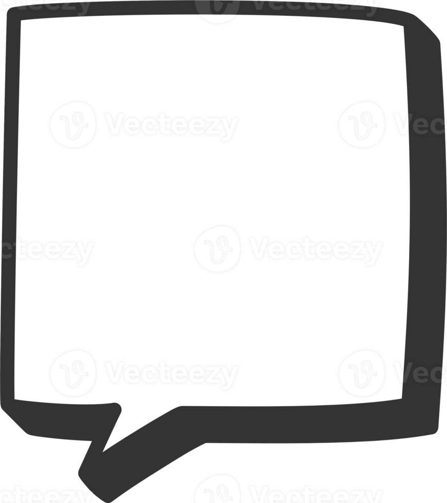 3d speech bubble balloon icon sticker memo keyword planner text box banner, flat png transparent element design
