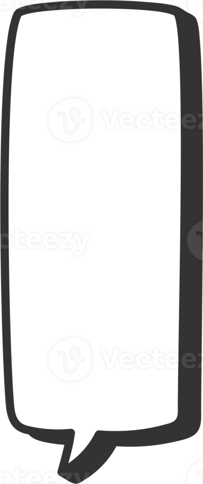 3d speech bubble balloon icon sticker memo keyword planner text box banner, flat png transparent element design