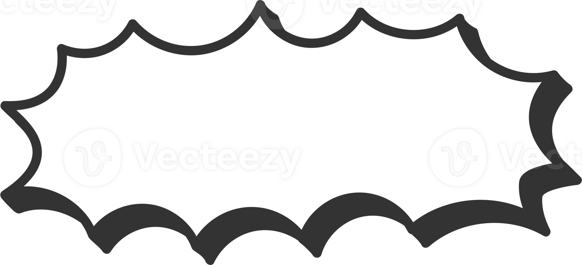 3d speech bubble balloon icon sticker memo keyword planner text box banner, flat png transparent element design