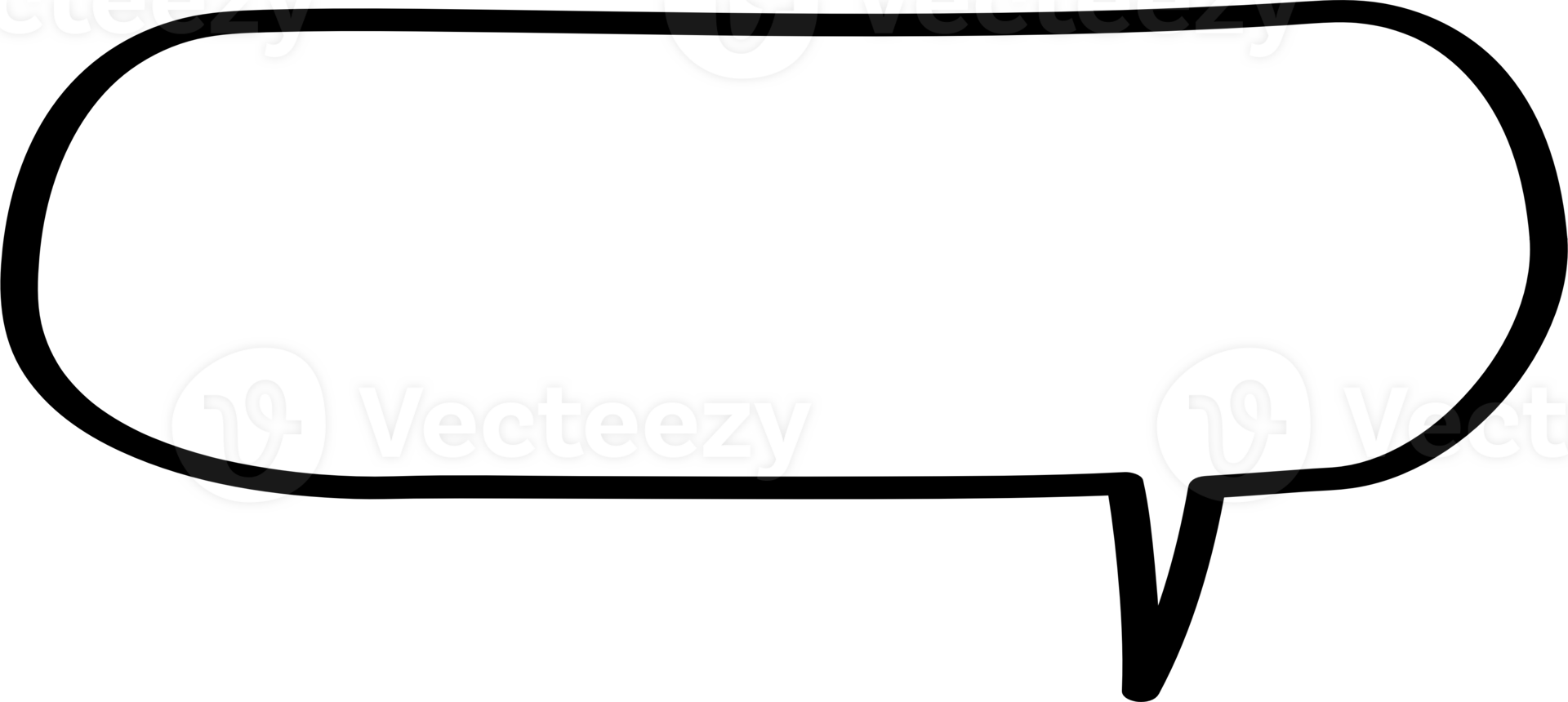 Black and white color speech bubble balloon, icon sticker memo keyword planner text box banner, flat png transparent element design