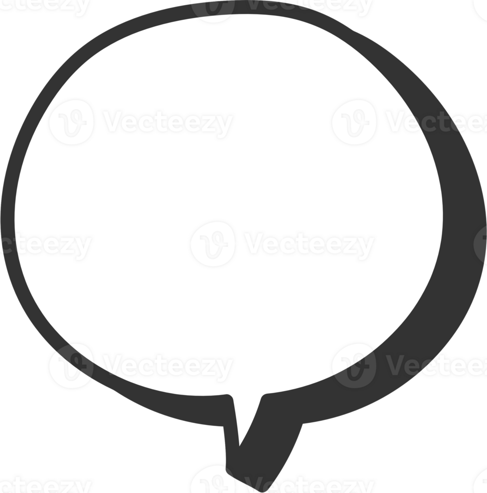 3d speech bubble balloon icon sticker memo keyword planner text box banner, flat png transparent element design