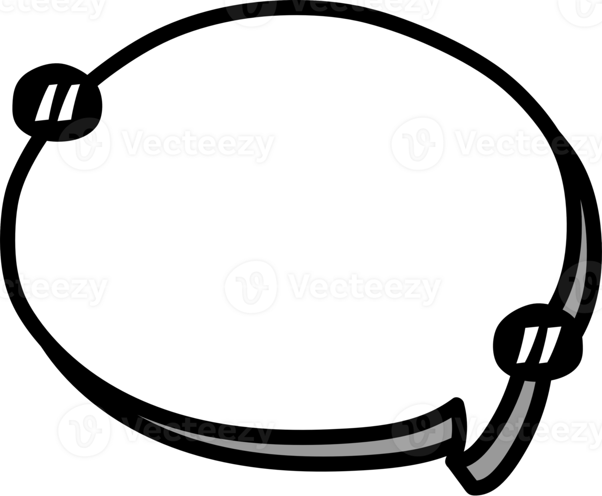 3d speech bubble balloon with quotation marks icon sticker memo keyword planner text box banner, flat png transparent element design