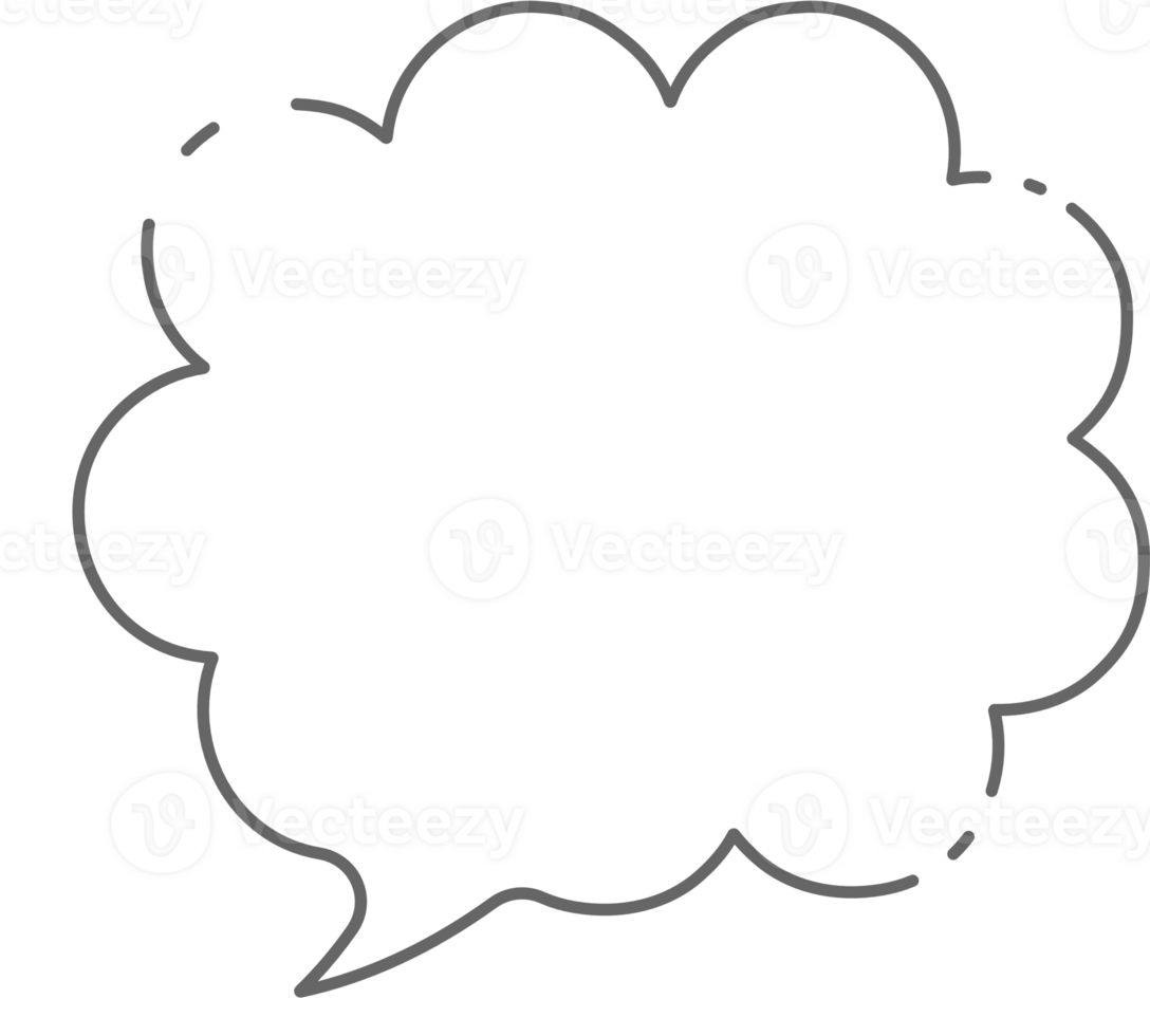speech bubble balloon white color icon sticker memo keyword planner text box banner, flat png transparent element design