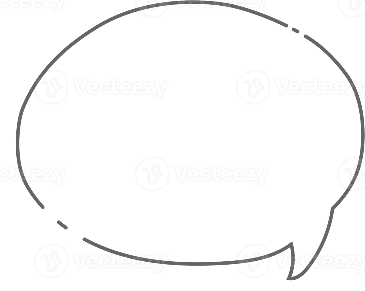 speech bubble balloon white color icon sticker memo keyword planner text box banner, flat png transparent element design