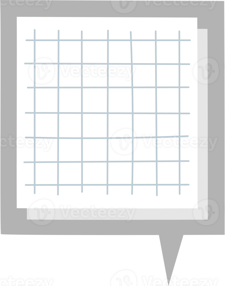 speech bubble balloon icon sticker memo keyword planner text box banner, flat png transparent element design