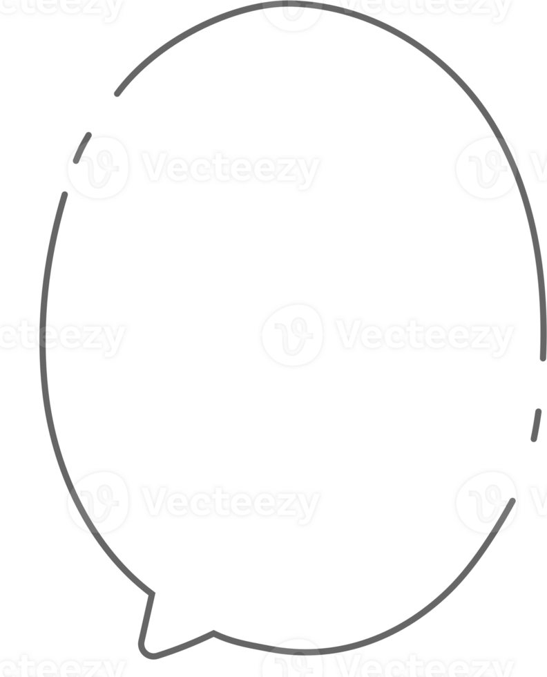 speech bubble balloon white color icon sticker memo keyword planner text box banner, flat png transparent element design
