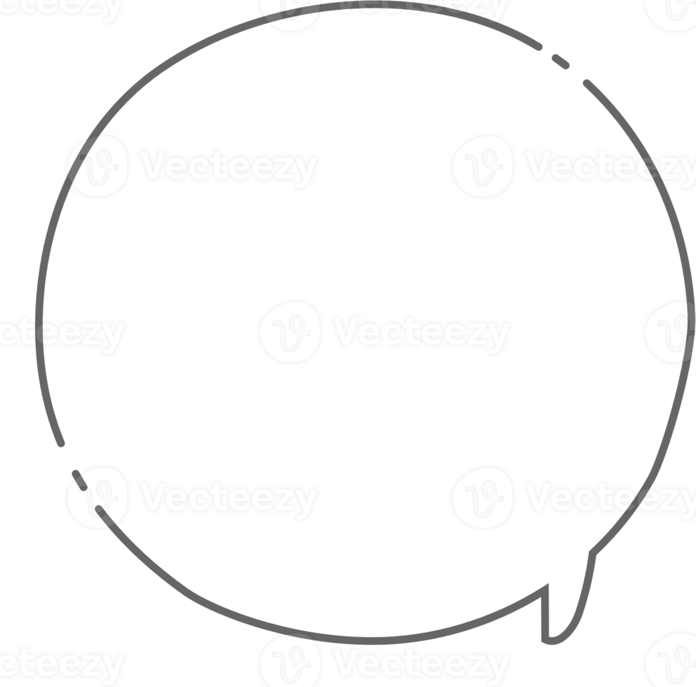 speech bubble balloon white color icon sticker memo keyword planner text box banner, flat png transparent element design