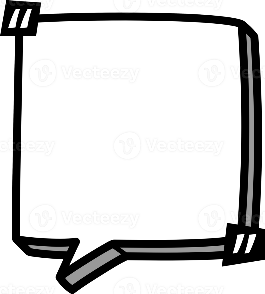 3d speech bubble balloon with quotation marks icon sticker memo keyword planner text box banner, flat png transparent element design
