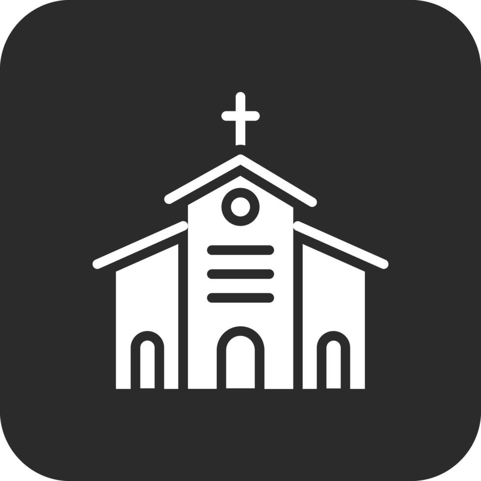 icono de vector de iglesia