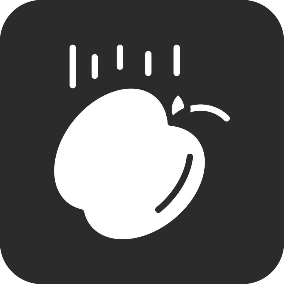 Falling Apple Vector Icon