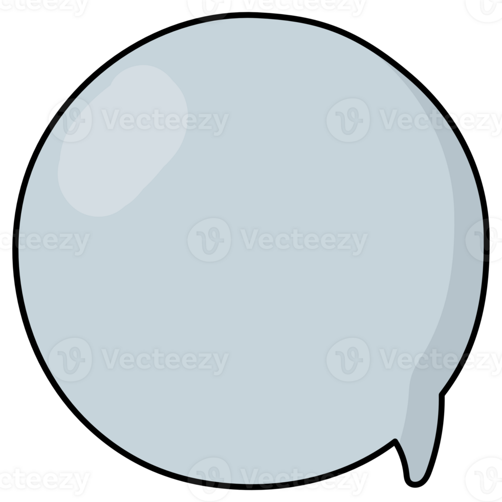 speech bubble balloon icon sticker memo keyword planner text box banner, flat png transparent element design
