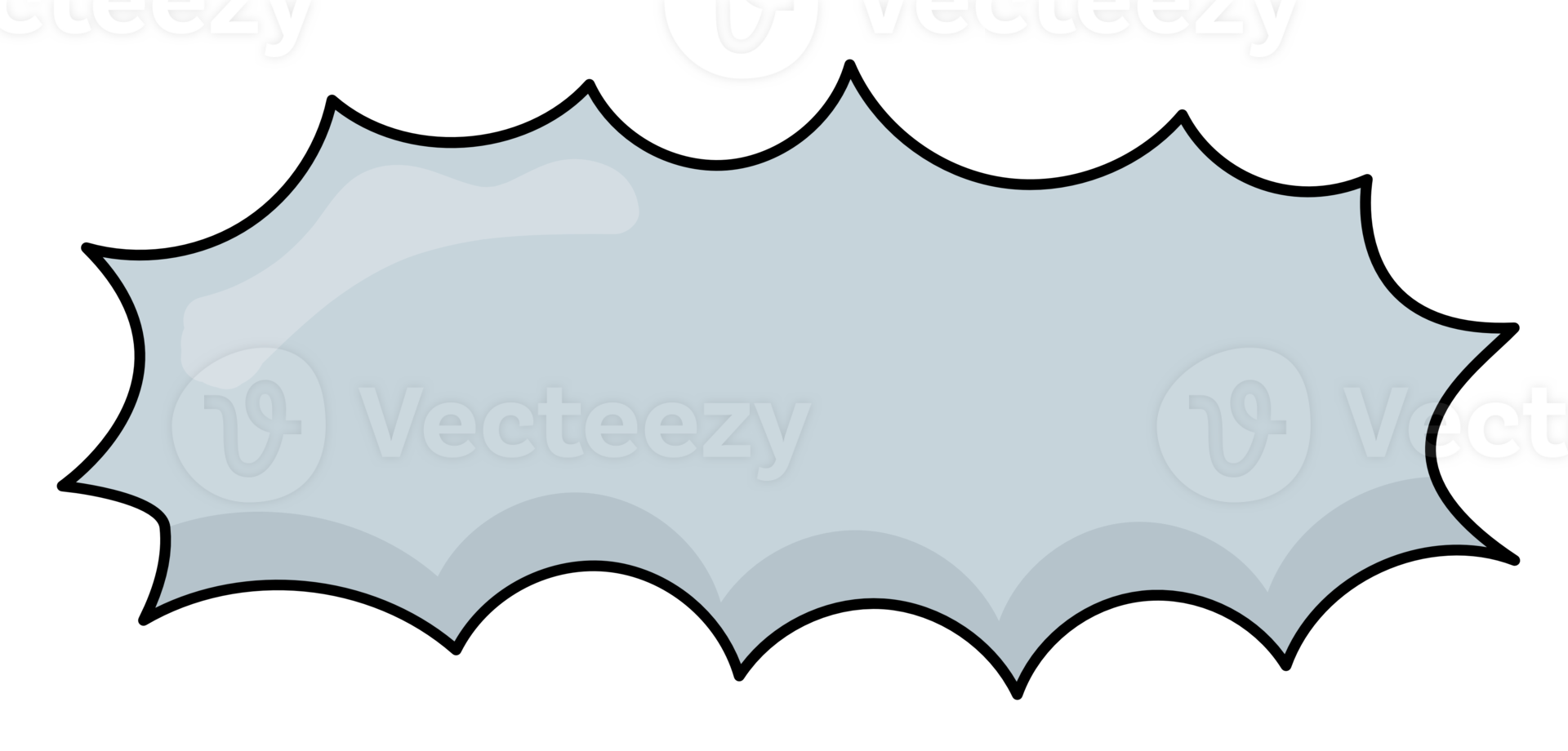 speech bubble balloon icon sticker memo keyword planner text box banner, flat png transparent element design