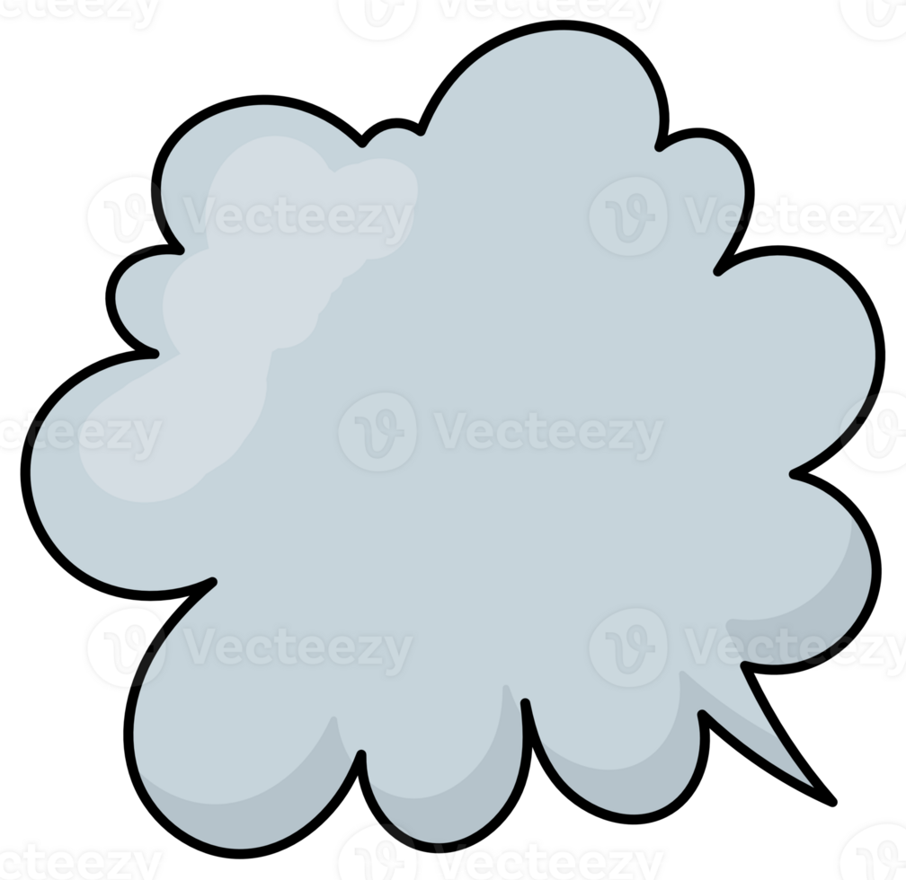 speech bubble balloon icon sticker memo keyword planner text box banner, flat png transparent element design