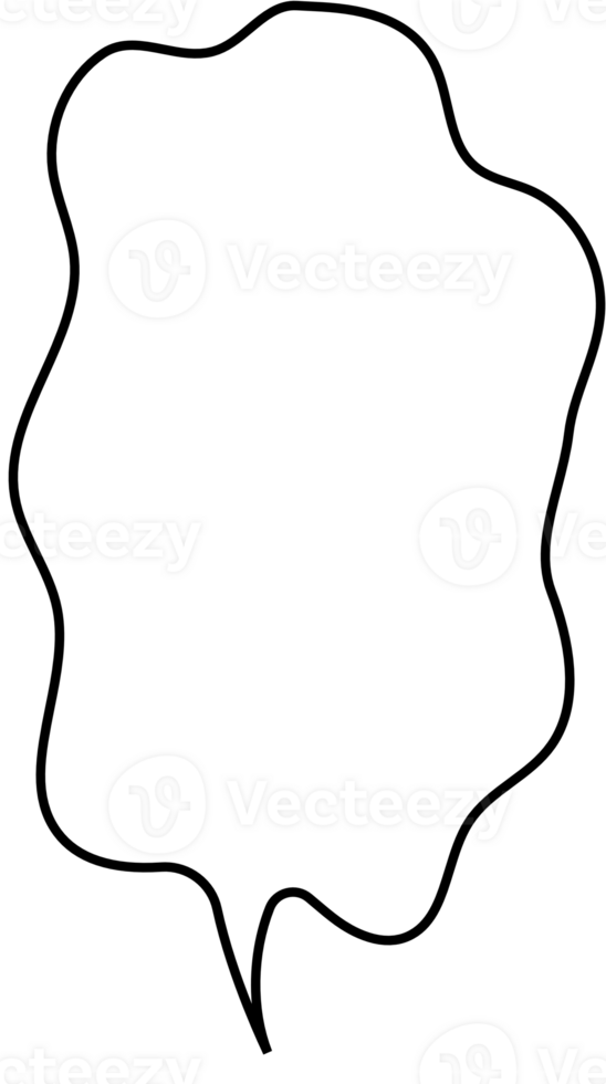 Black and white color speech bubble balloon, icon sticker memo keyword planner text box banner, flat png transparent element design