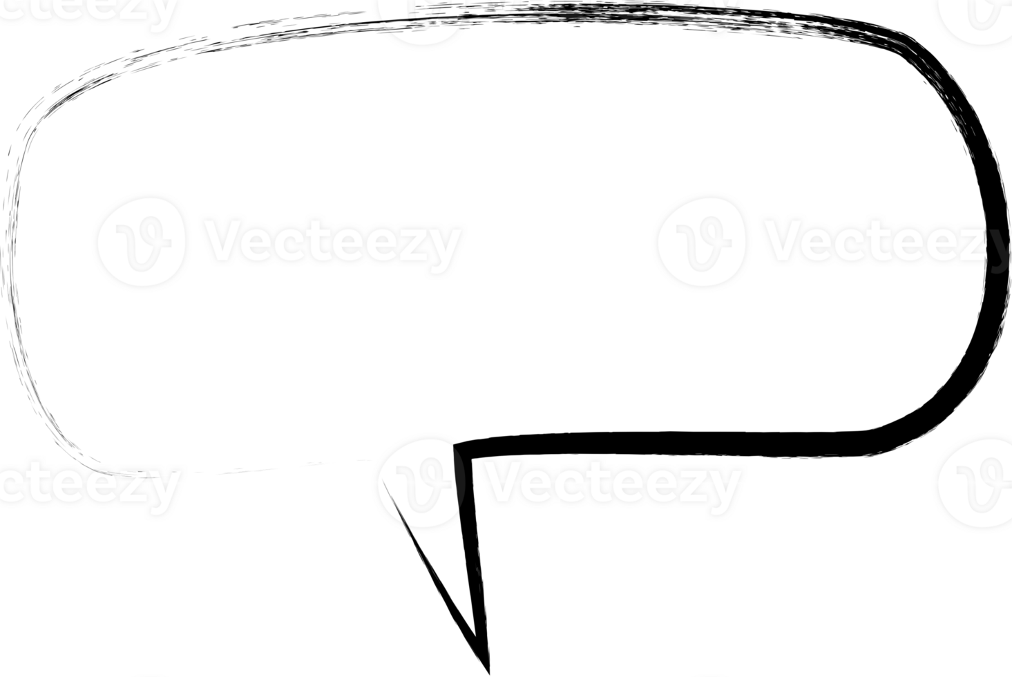 Black and white color speech bubble balloon, icon sticker memo keyword planner text box banner, flat png transparent element design