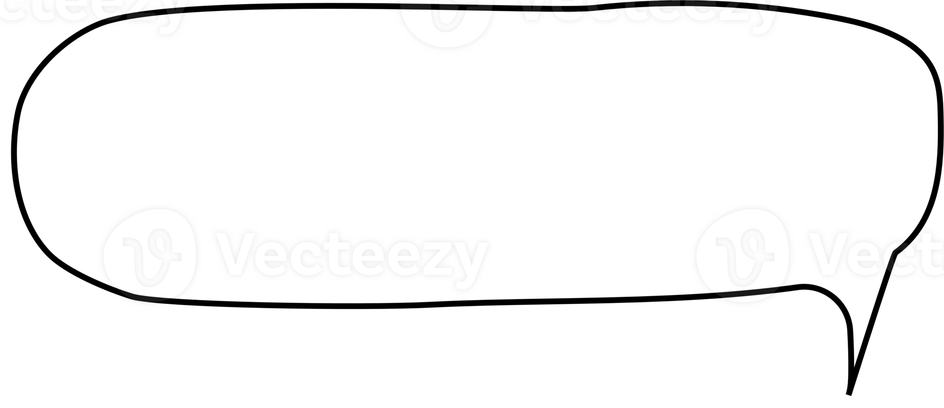 Black and white color speech bubble balloon, icon sticker memo keyword planner text box banner, flat png transparent element design