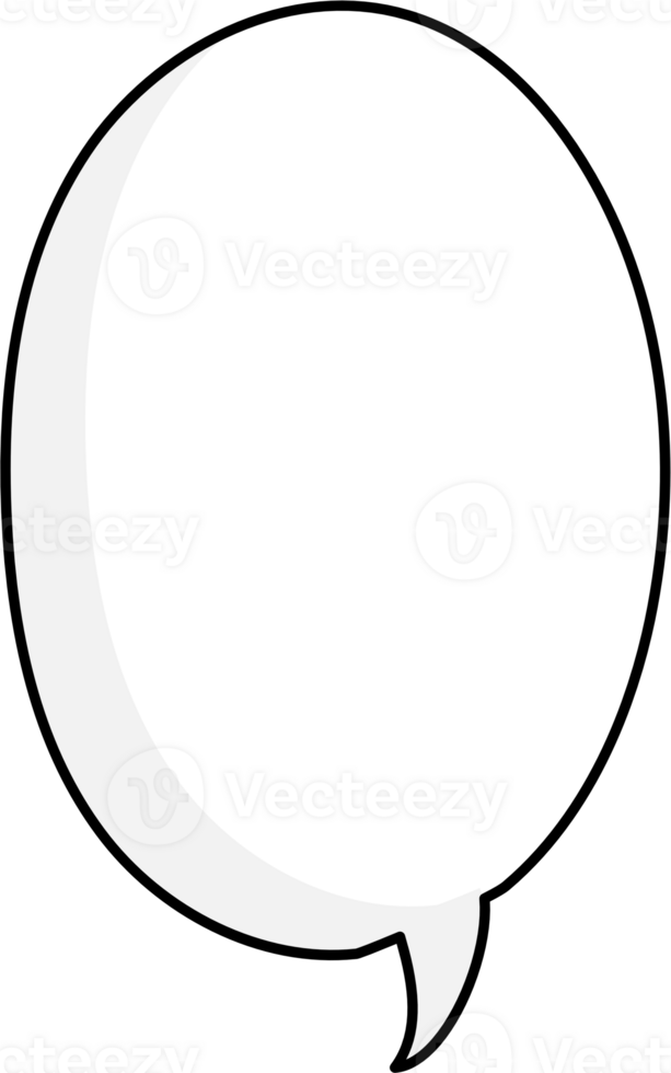 Black and white color speech bubble balloon, icon sticker memo keyword planner text box banner, flat png transparent element design