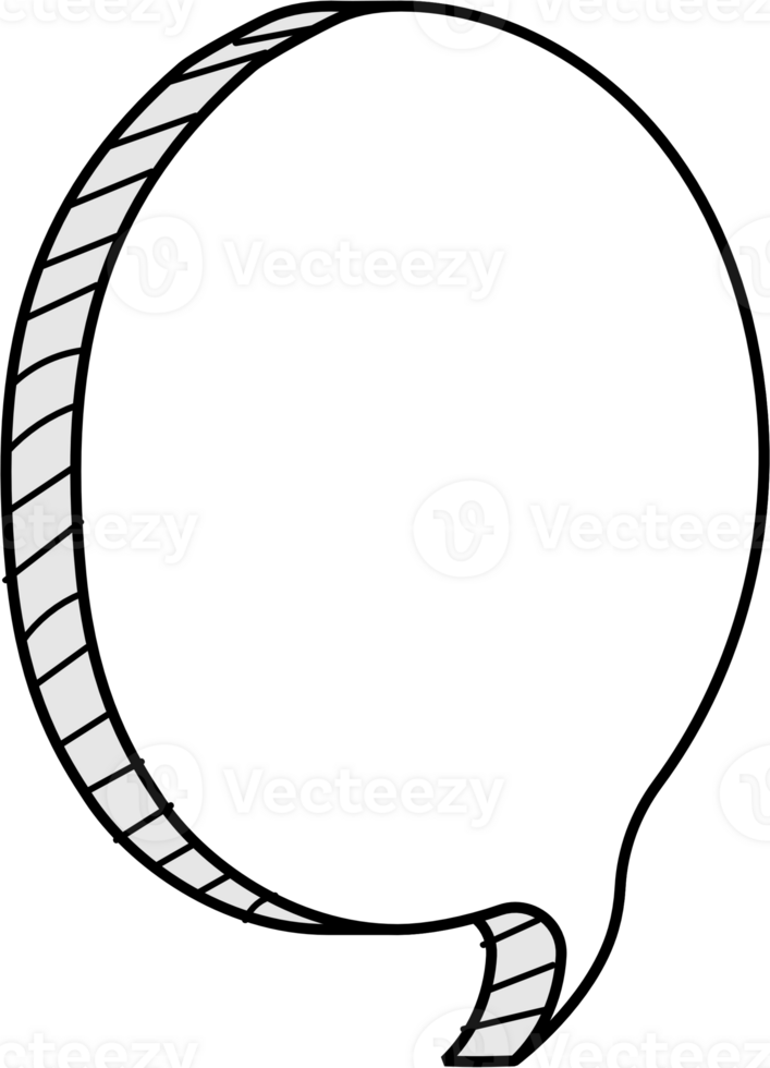 3d speech bubble balloon icon sticker memo keyword planner text box banner, flat png transparent element design