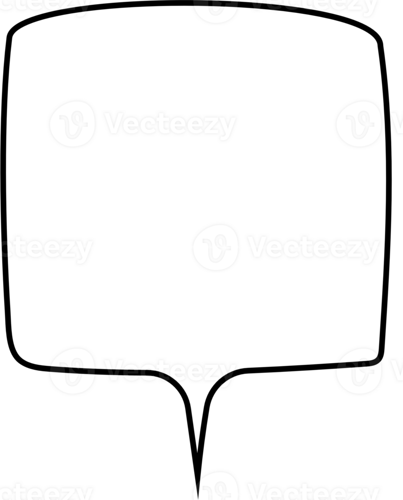 Black and white color speech bubble balloon, icon sticker memo keyword planner text box banner, flat png transparent element design