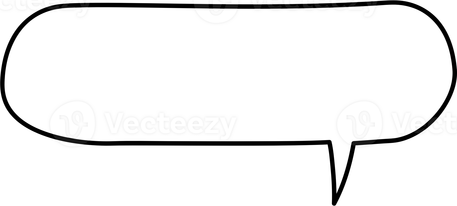 Black and white color speech bubble balloon, icon sticker memo keyword planner text box banner, flat png transparent element design