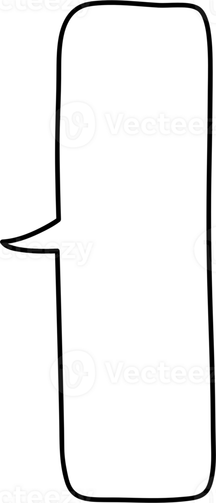 Black and white color speech bubble balloon, icon sticker memo keyword planner text box banner, flat png transparent element design