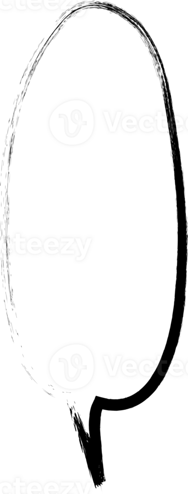 Black and white color speech bubble balloon, icon sticker memo keyword planner text box banner, flat png transparent element design