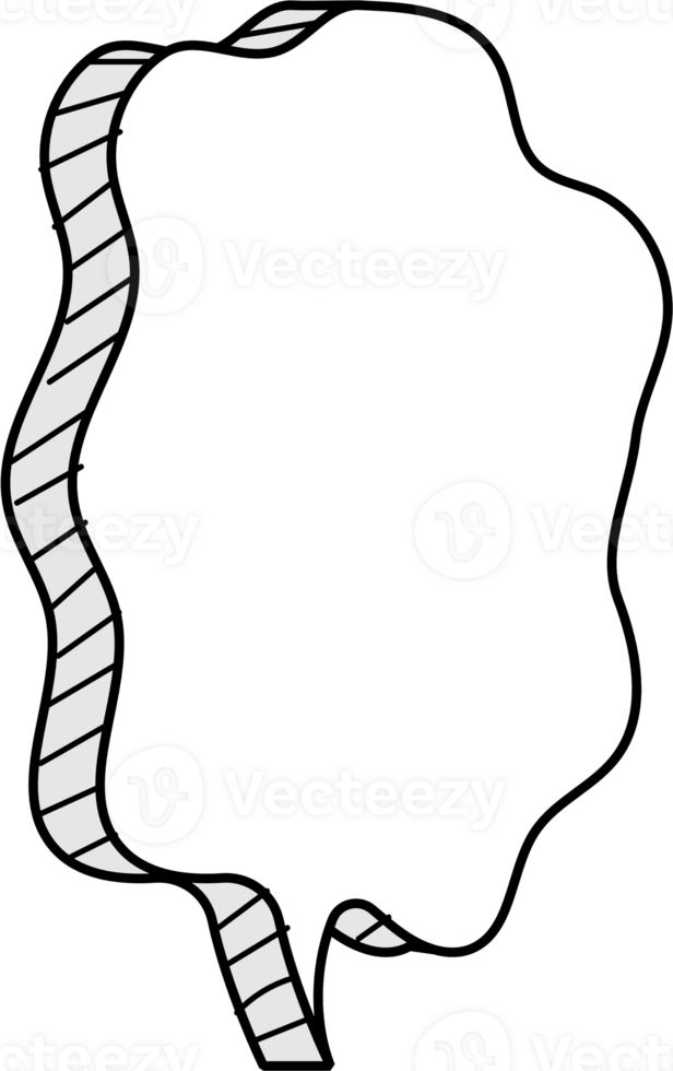 3d speech bubble balloon icon sticker memo keyword planner text box banner, flat png transparent element design