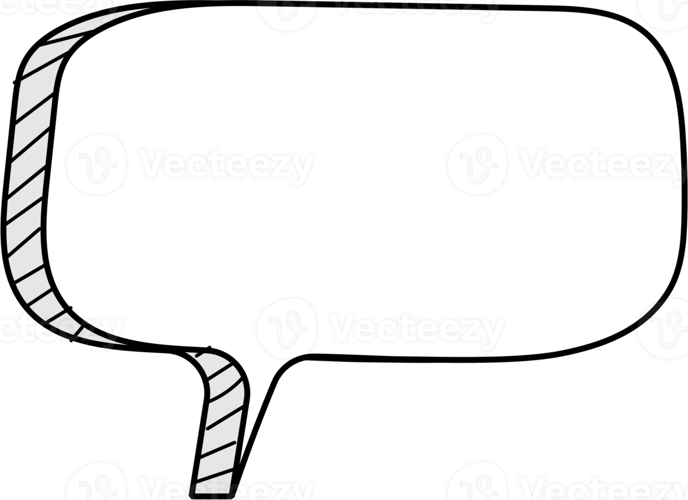 3d speech bubble balloon icon sticker memo keyword planner text box banner, flat png transparent element design