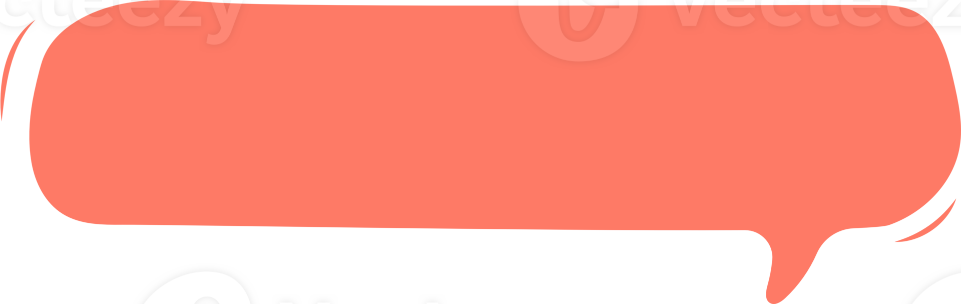 Colorful pastel orange color speech bubble balloon, icon sticker memo keyword planner text box banner, flat png transparent element design