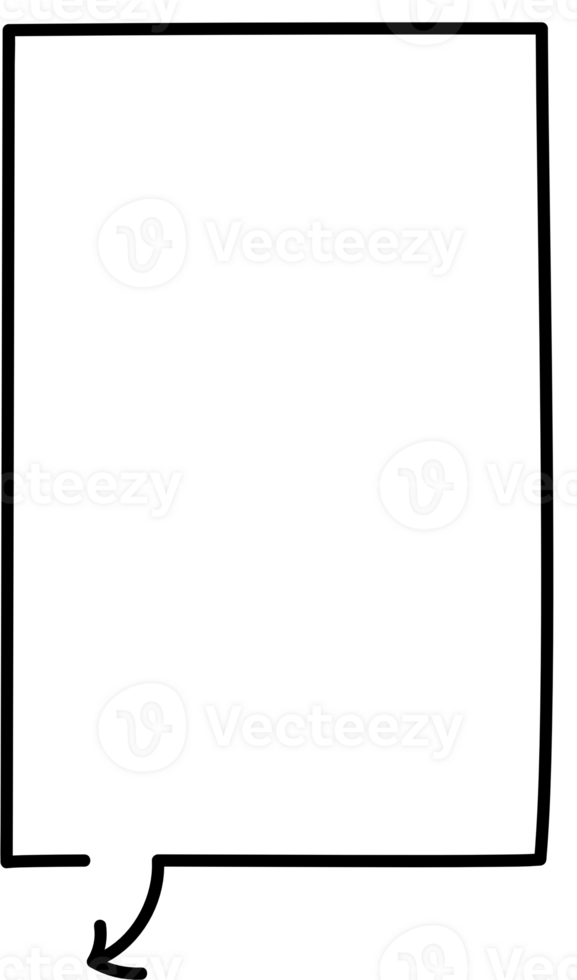 Arrow point speech bubble balloon icon sticker memo keyword planner text box banner, flat png transparent element design