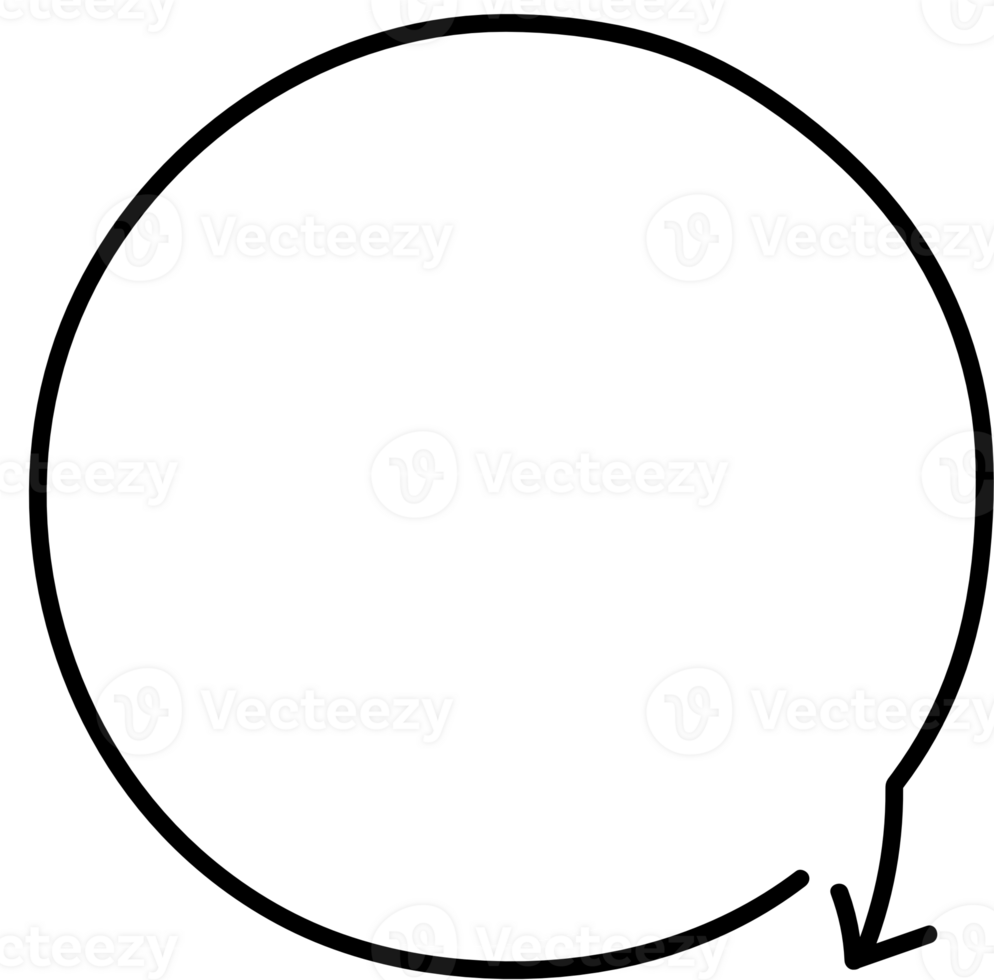 Arrow point speech bubble balloon icon sticker memo keyword planner text box banner, flat png transparent element design