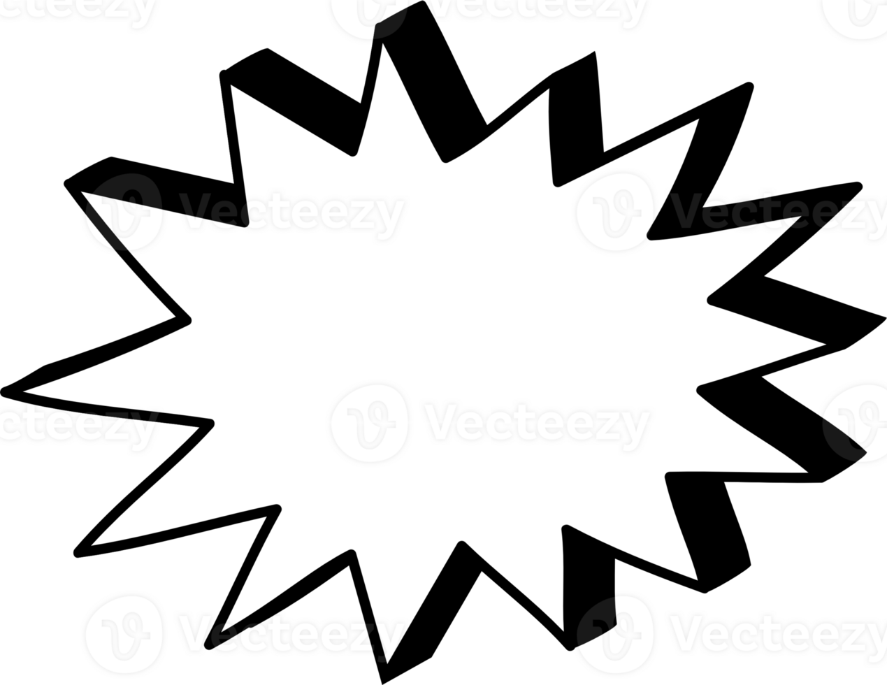 Black and white color speech bubble balloon, icon sticker memo keyword planner text box banner, flat png transparent element design