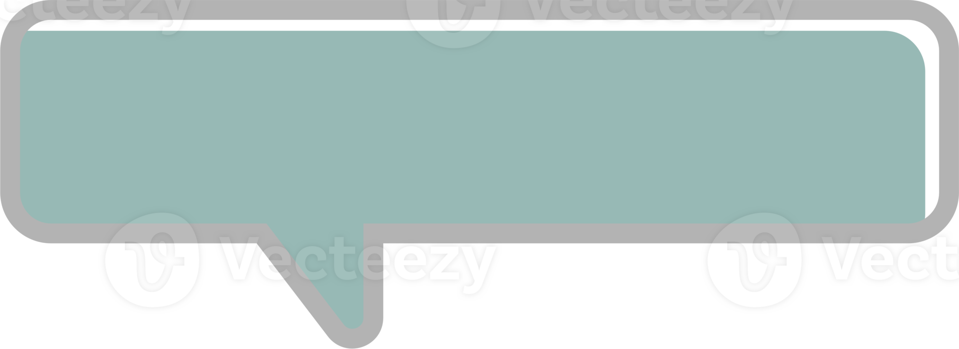 Colorful pastel green color speech bubble balloon, icon sticker memo keyword planner text box banner, flat png transparent element design