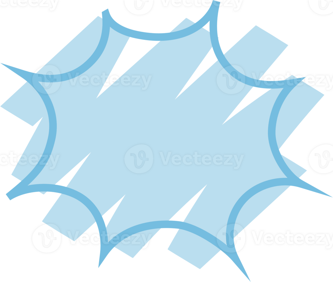 Colorful pastel blue color speech bubble balloon, icon sticker memo keyword planner text box banner, flat png transparent element design