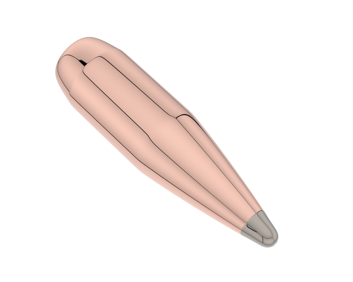 Bullet isolated on background. 3d rendering - illustration png
