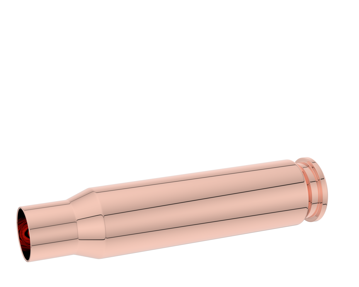 Bullet isolated on background. 3d rendering - illustration png