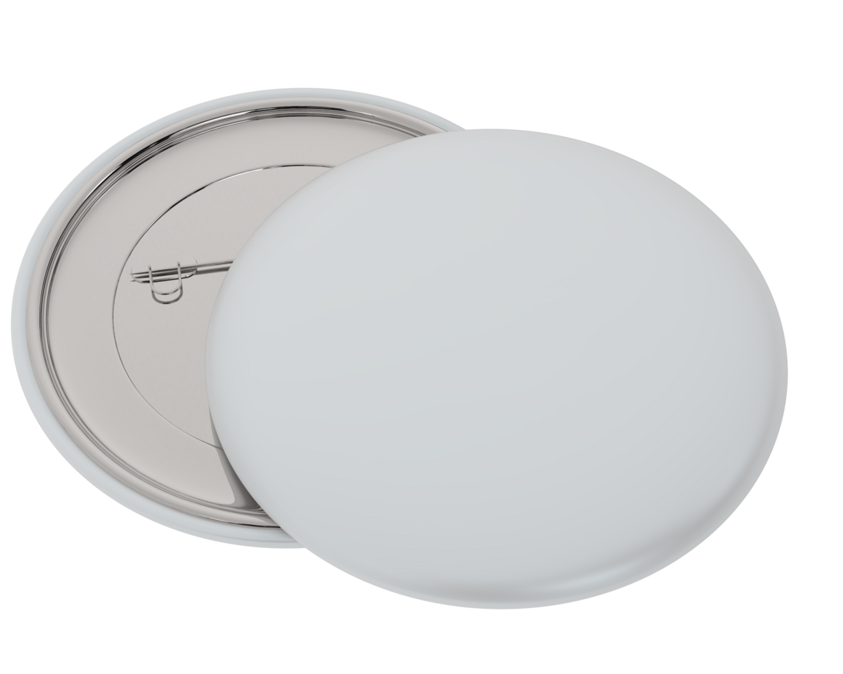 Button isolated on background. 3d rendering - illustration png