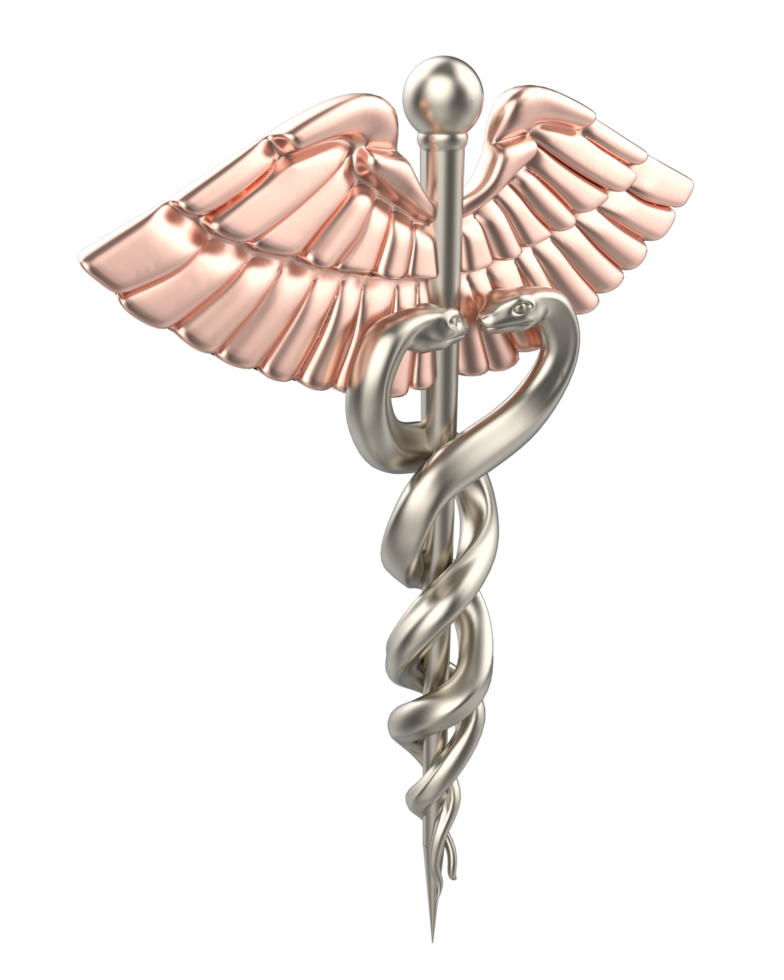 Medicine symbol isolated on background. 3d rendering - illustration png