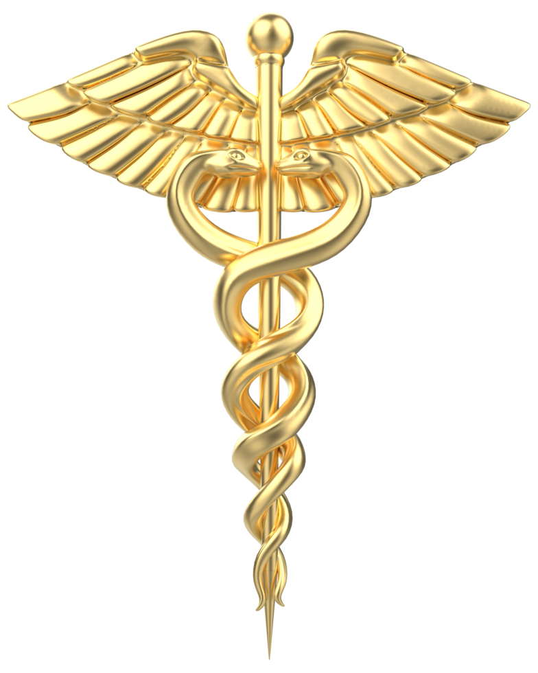 Medicine symbol isolated on background. 3d rendering - illustration png