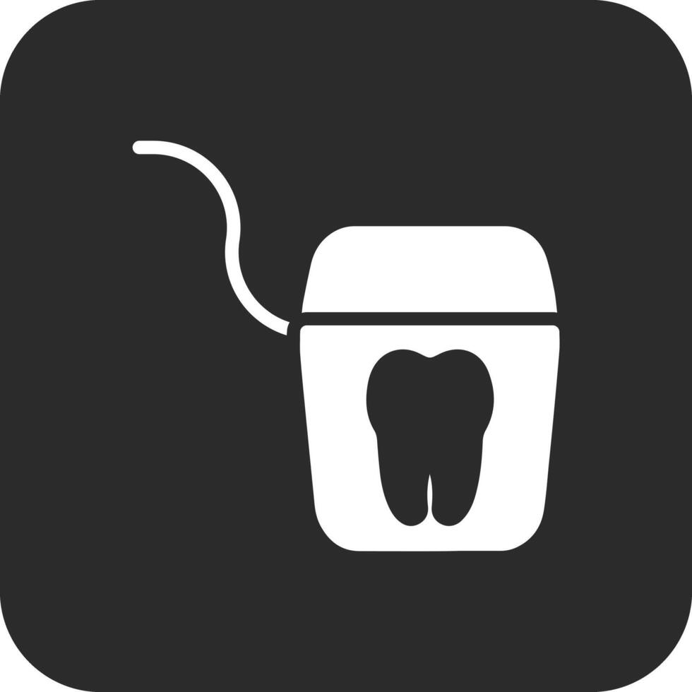 dental seda floja vector icono