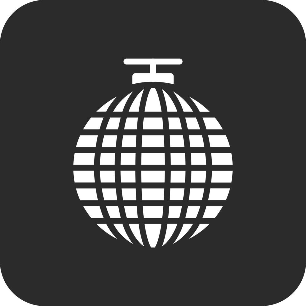 icono de vector de bola de discoteca