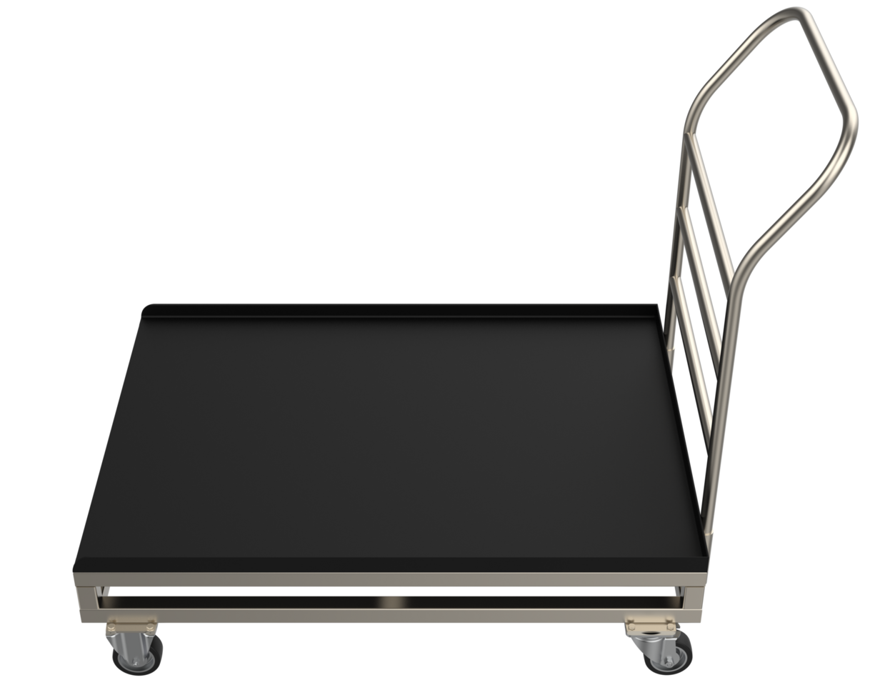 Warehouse cart isolated on background. 3d rendering - illustration png