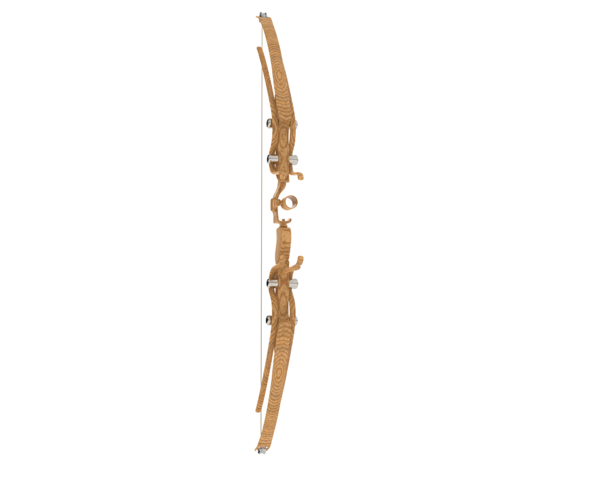 Bow isolated on background. 3d rendering - illustration png